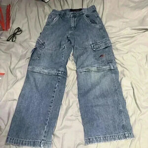 Vintage 90s Lee Pipes Wide Leg Jeans Size 12R